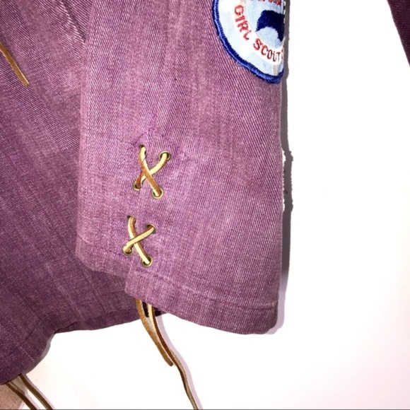 Vintage 1970’s Girl Scouts denim patch jacket - Picture 6 of 7